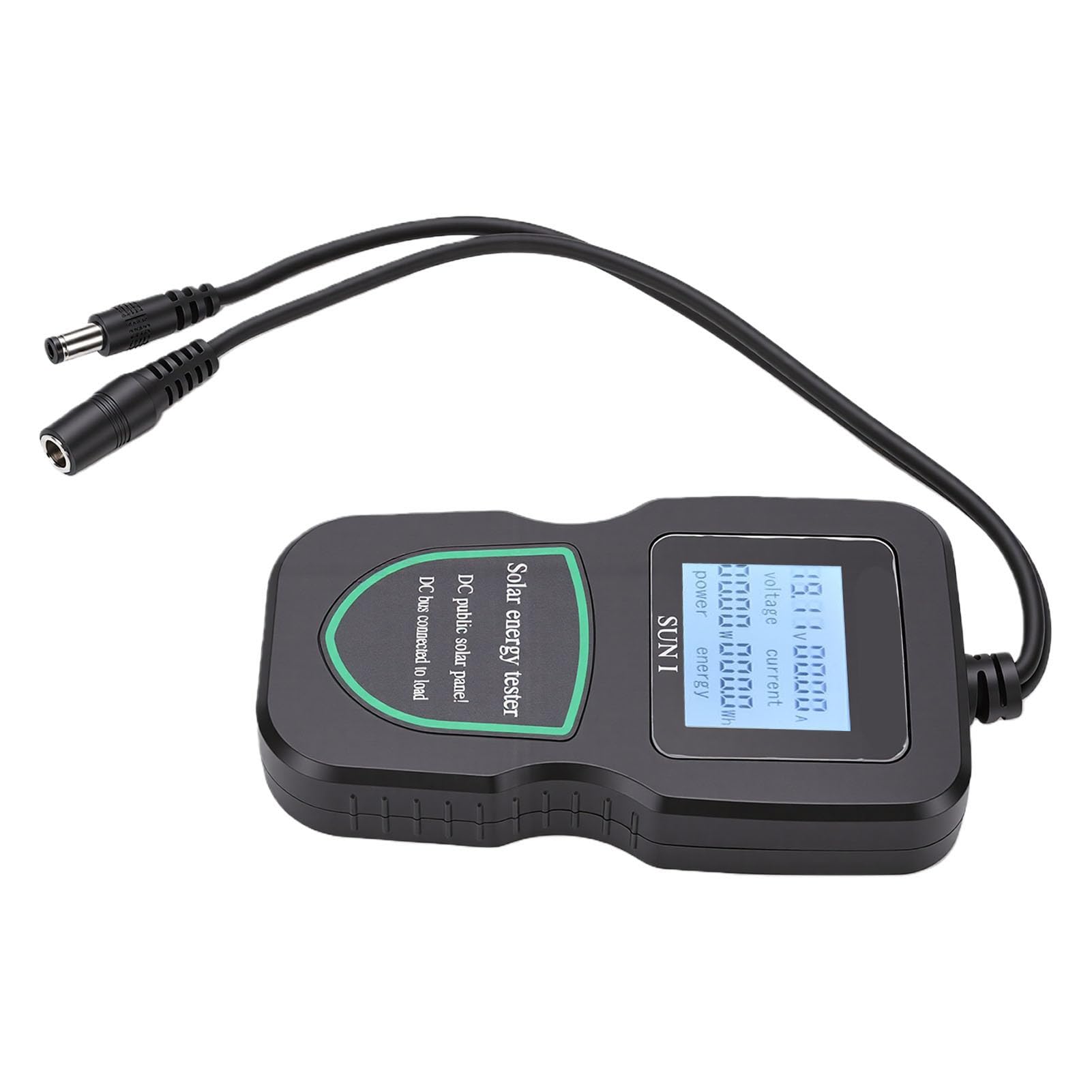 Medidor de Potencia de Panel Solar, LCD Retroiluminado
