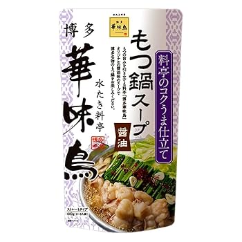 Amazon.co.jp: トリゼンフーズ 博多華味鳥 もつ鍋スープ 600g