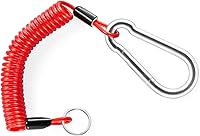 Vista 9 de JUSTTOP Cable de Ruptura para Remolque de 6 Pies, Cable Enrollado de Remolque con Resorte de Acero Inoxidable Resistente, Cable de Freno