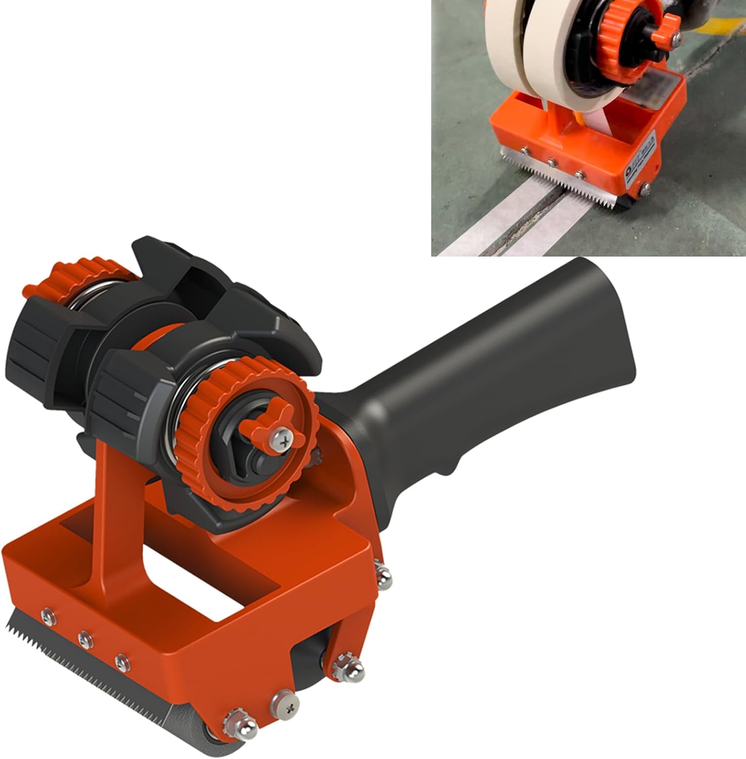 Masking Tape Applicator Tool, Double Version Masking Tape Pasting Machine Painting Professional Rolling Masking Tape Applicator Masking Tape Dispenser Paint Tools Painters Tape Dispenser