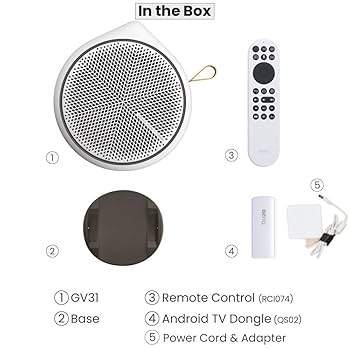 BenQ GV31 LEDデジタルプロジェクター BenQ GV31 Smart Portable LED FHD Projector,Built-in Battery