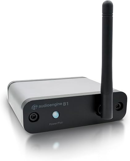 Audioengine 32 Bit Bluetooth Receiver for Home Stereo, Bluetooth 5.3 Adaptive, Optical and RCA Connections, Enhance Your Audio System Wireless Streaming