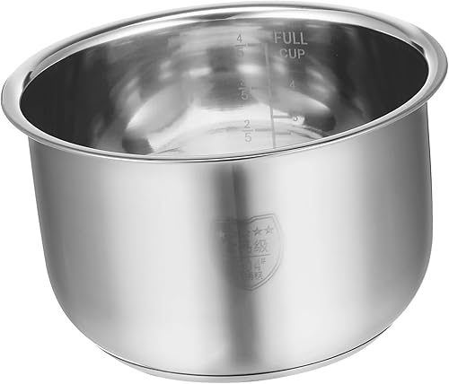 Miniatura 9 de Olla de arroz interna de acero inoxidable interior ollas de cocina interior 2l recipiente antiadherente para olla arrocera tradicional arrocera