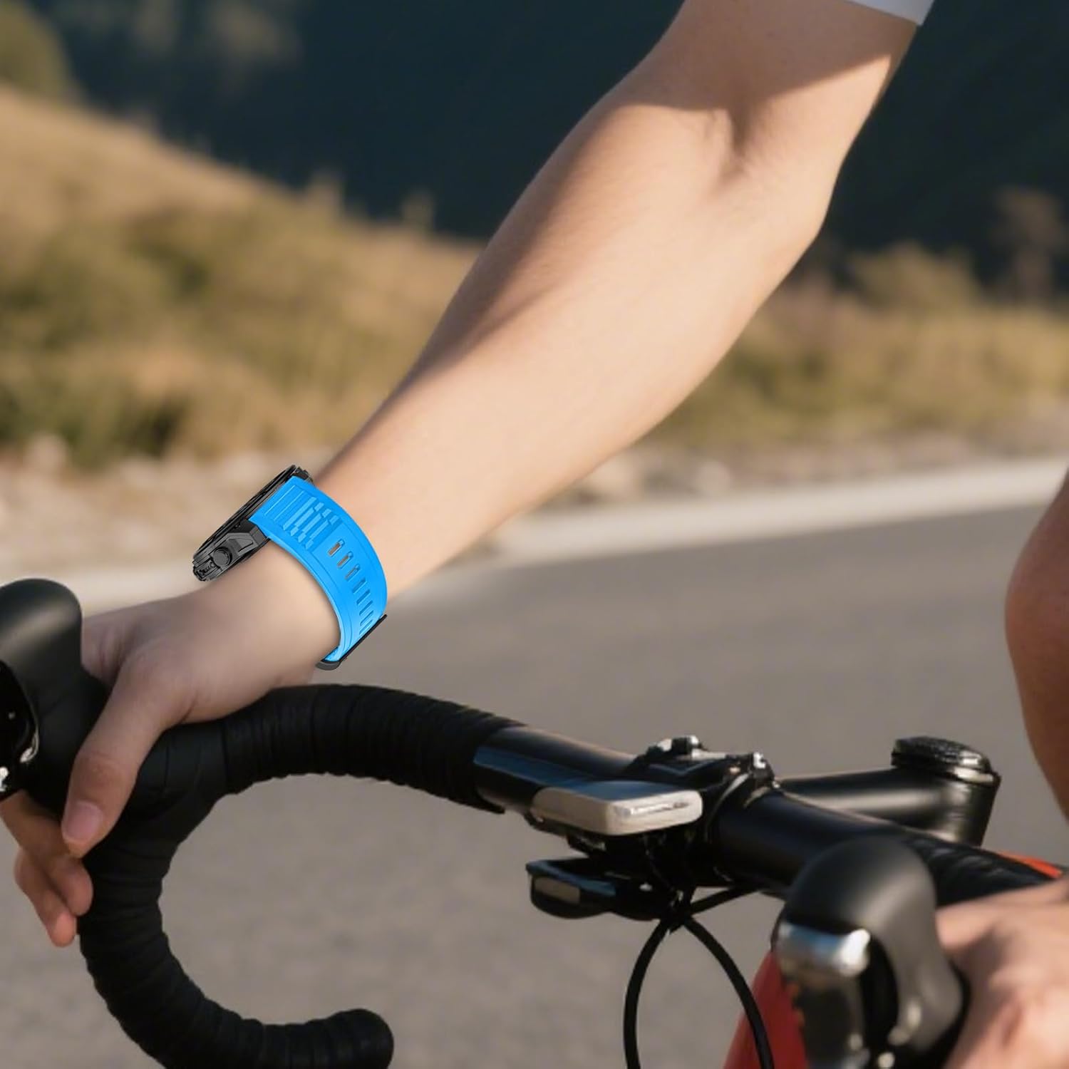 26mm Quickfit Silicone Watch Bands Compatible with Garmin Fenix 8 Pro/quatix 8 51mm/Fenix 7X/7X Pro/6X/6X Pro/5X/5X Plus/3 HR/Enduro 3 2/Descent Mk3i 51mm/Mk2i/Tactix 8/7 pro/epix Pro 51MM - Image 4