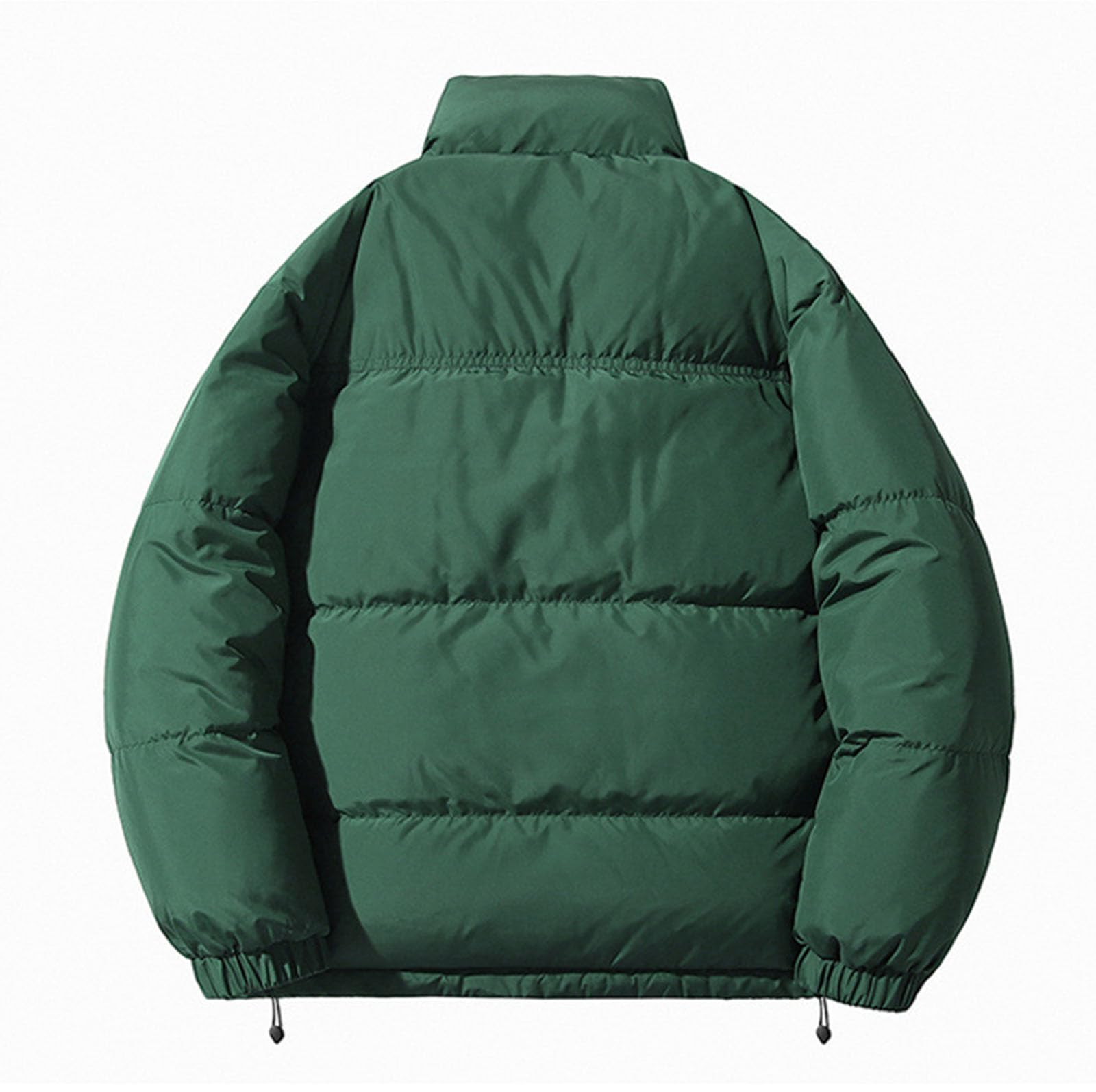 Doudoune légère d'hiver en Duvet pour Hommes Veste Doudoune isolée Manteau Bouffante pour Neige Ski randonnée Voyage,Dark Green,M