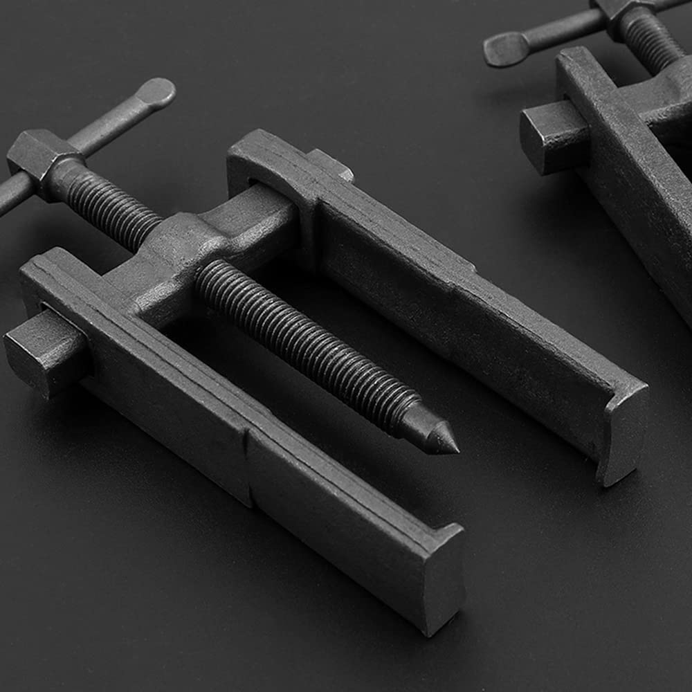 Estrattore dell'ingranaggio del cuscinetto a due ganasce dell'acciaio al carbonio, separatore di trazione universale del cuscinetto della ruota, nero 90mm/110mm/130mm/150mm, 150mm/5.90'