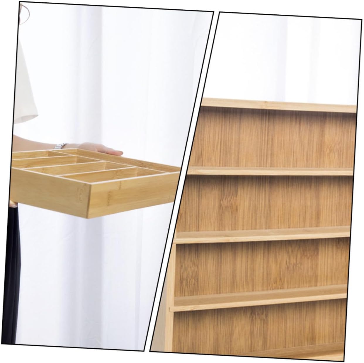 BESTOYARD Jewelry Box Multi Grid Storage Container for Pendants image 4