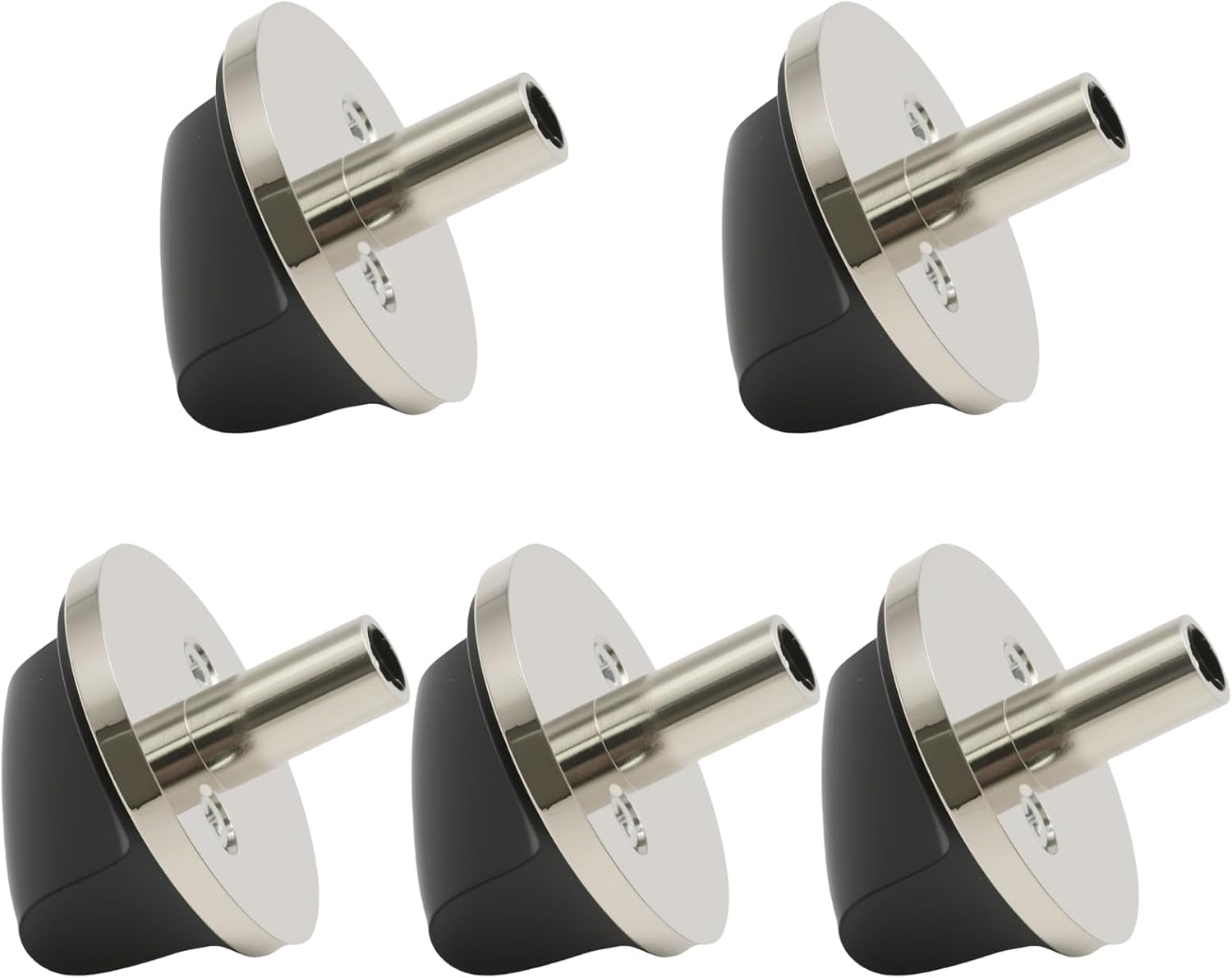 5 Pack Cooktop Stove Knobs, Replacement for Bosch Cooktop Range Oven NGM3054UC, NGM3054UC-01, NGM3654UC, NGM3654UC-01, NGM5054UC, NGM5064UC Burner Control Knobs