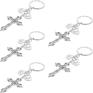 Generic Keychain Accessory Christian Baroque Zinc Alloy 5pcs