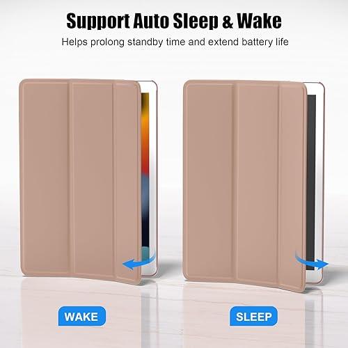 Miniatura 4 de SUPFINE Funda para iPad de 9 generación de 10.2 pulgadas 2021, con protector de pantalla de cristal, funda para iPad de 8 generación 2020, funda