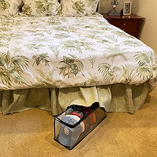 image for Evelots 2 Pack Baseball Sport/Trucker Cap Storage/Travel Bag, Clear PV