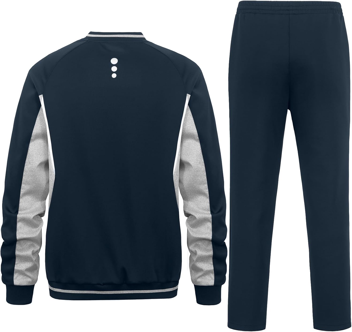 Little Donkey Andy Men's Tracksuit 2 Piece Sweatsuit V Neck Pullover Set Jogging Athletic Outfits Casual Gym Sports Suit Sets
