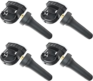 Marsflex TPMS Sensor, 13598772 Tire Pressure Sensor Fit for GM Chevy GMC Cadillac Buick Saturn Pontiac SAAB Hummer, Tire Pressure Monitoring System Replacement: 13586335 13598771 25920615 315MHz 4pcs