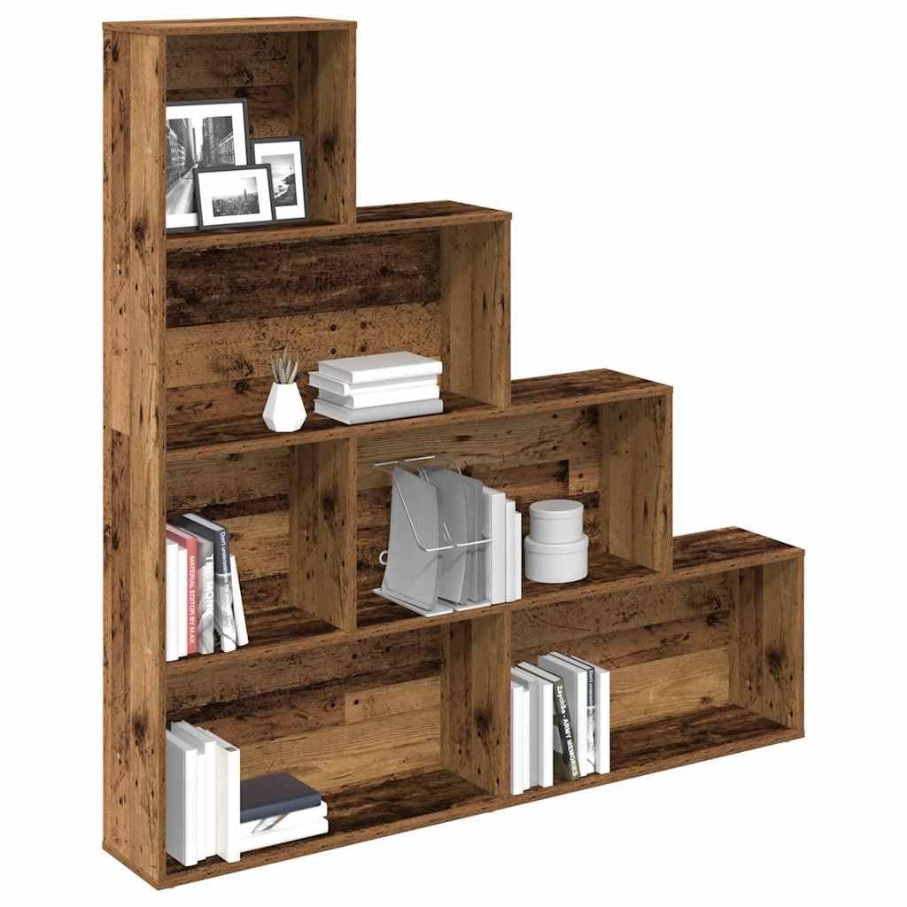 Generisch Bücherregal Altholz-Optik 157x24x160 cm Holzwerkstoff,Möbel,Regalsysteme,Bücherregale Bücherschränke-855888