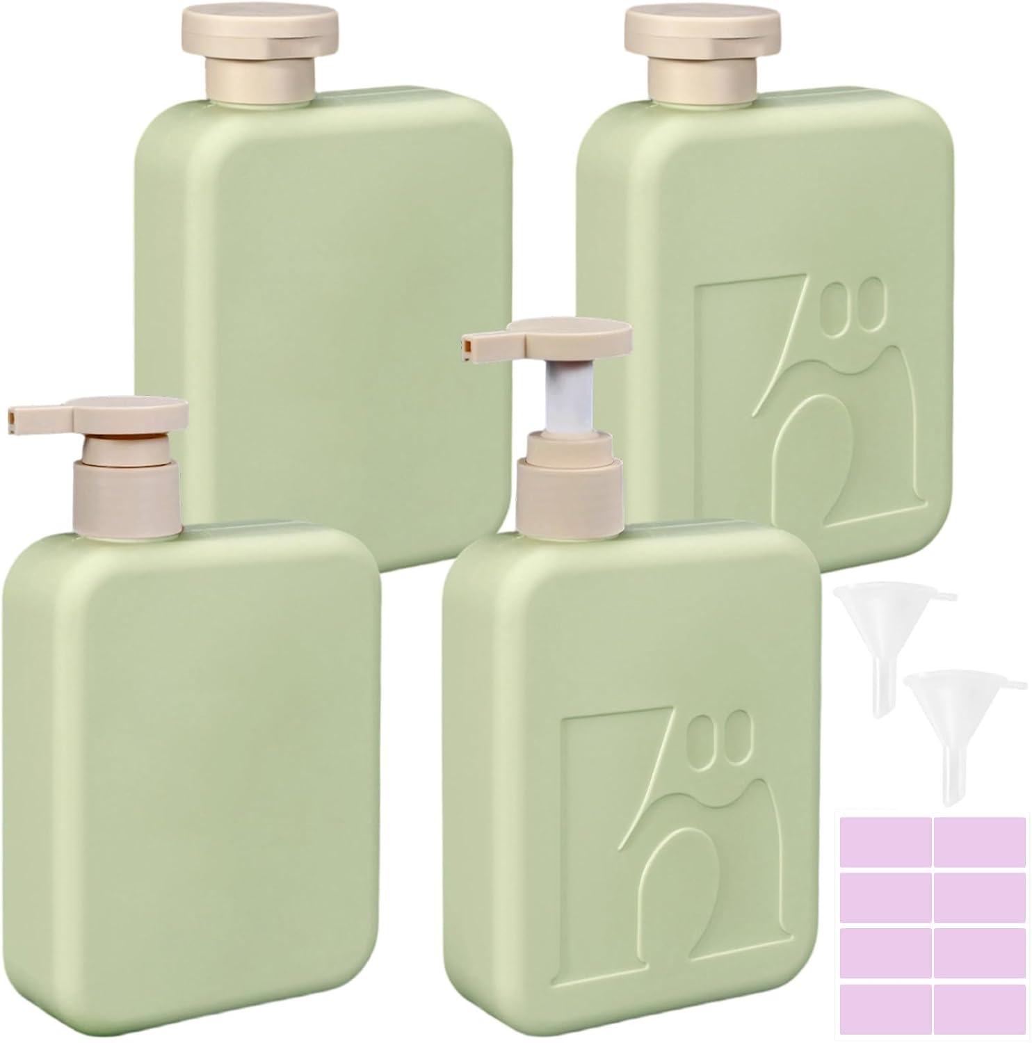 4 Pcs Travel Bottles 300ml,...