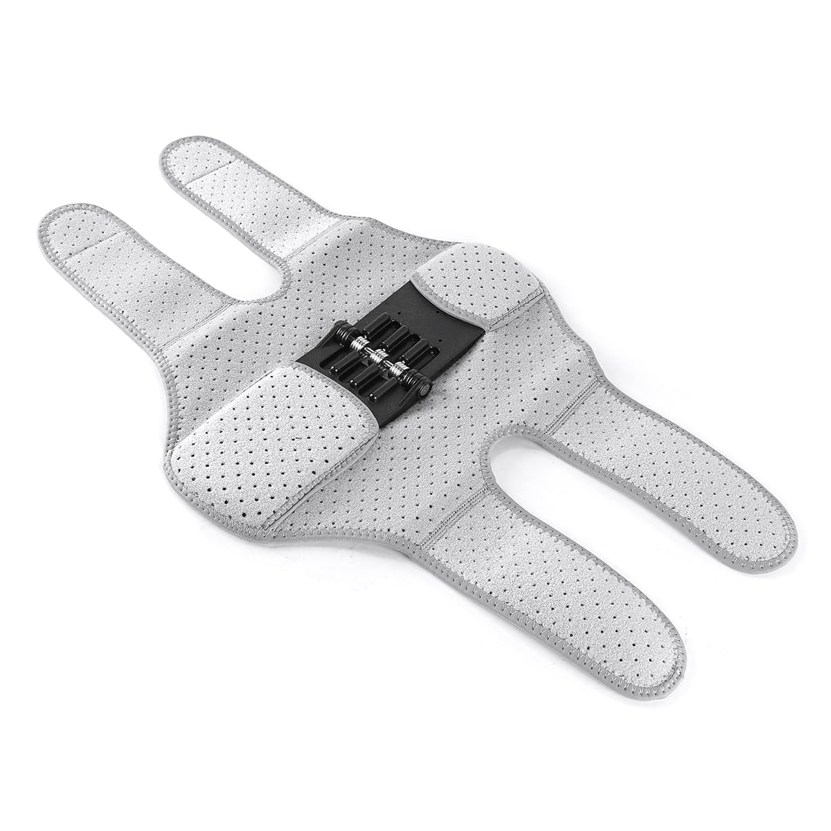 Genouillères Jambières Protection du genou Booster Coussin stabilisateur respirant pour randonneurs (gris)
