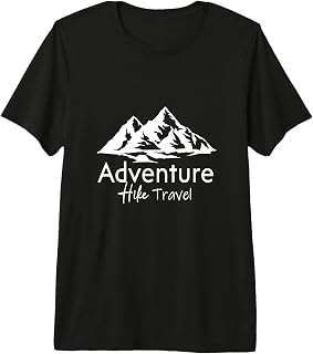 Adventure Hike Travel, Rock Climbing, Wanderlust, Travelers Premium Tri-Blend T-Shirt