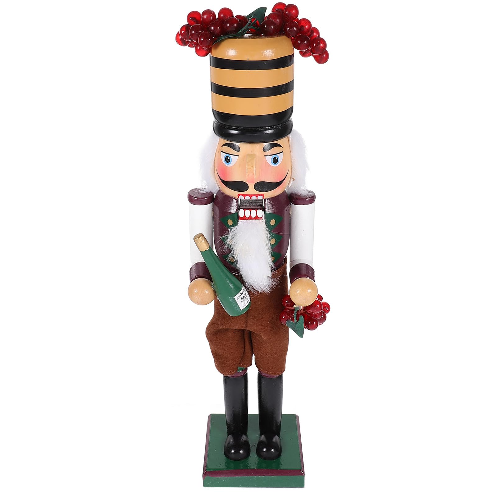 Casse-Noisette de Noël en Bois pour Décoration de Bureau et Ambiance Festive à la Maison