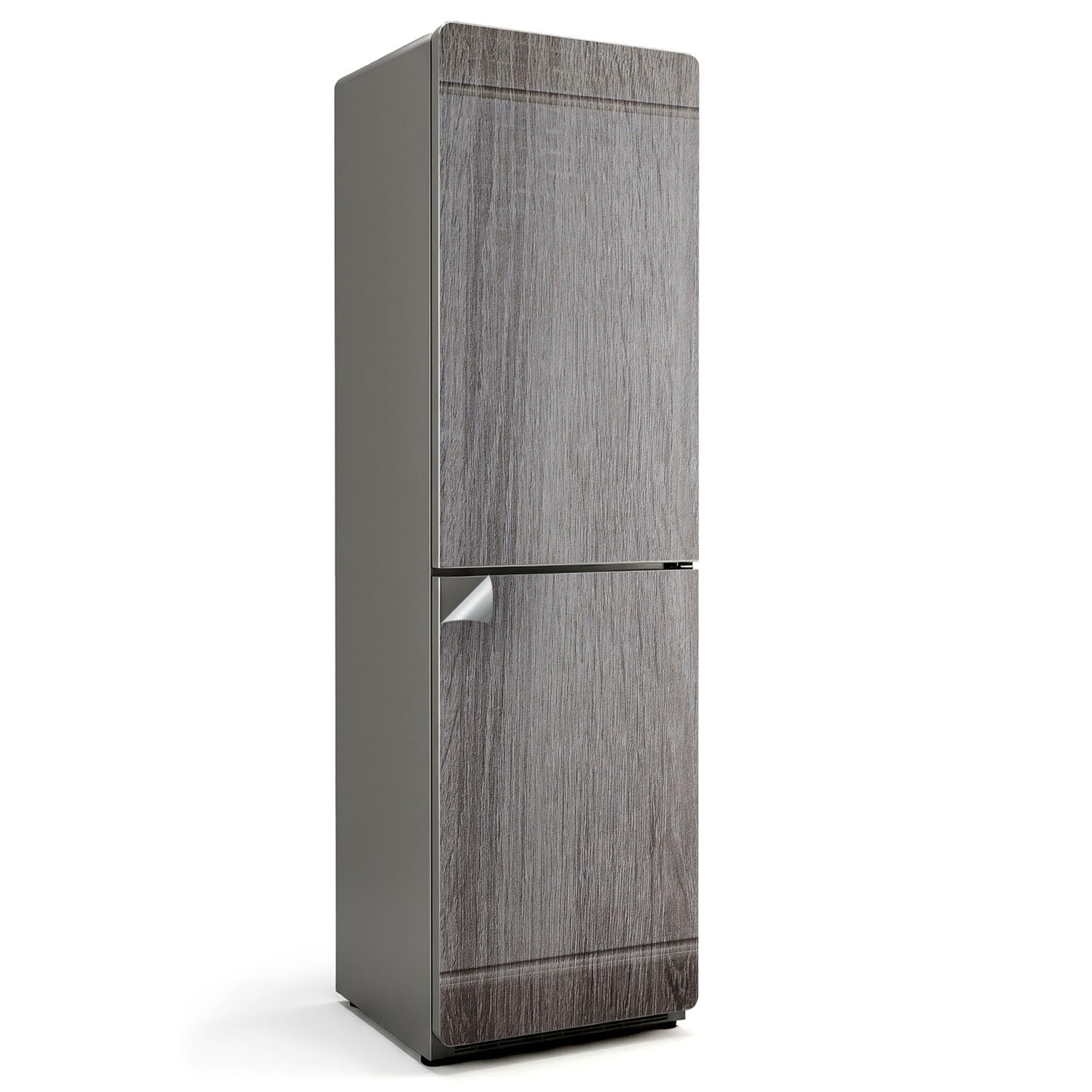 Aufkleber für den Kühlschrank 60x205 cm Kühlschrankfolie Schutz vor Beschädigungen Dekorfolie für Küche Selbstklebend in vielen Designs Dekoration Matt - Natürliches Holzmuster