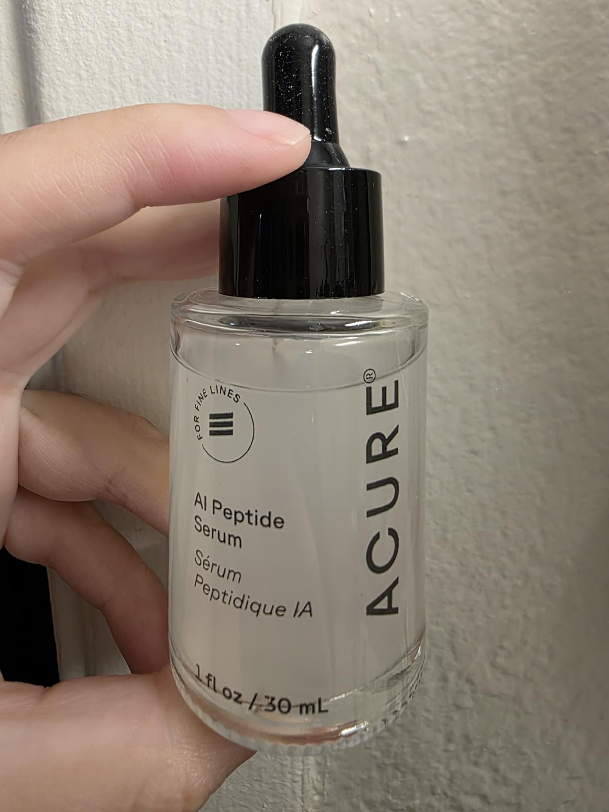 Acure AI Peptide Serum for Face & Skin - Anti Aging Skincare for Women, Niacinamide, Hydrating Facial Care, Face Serum for Firm Skin, Reduces Wrinkles & Uneven Tone, Brightens & Enhances Glow- 1 fl oz