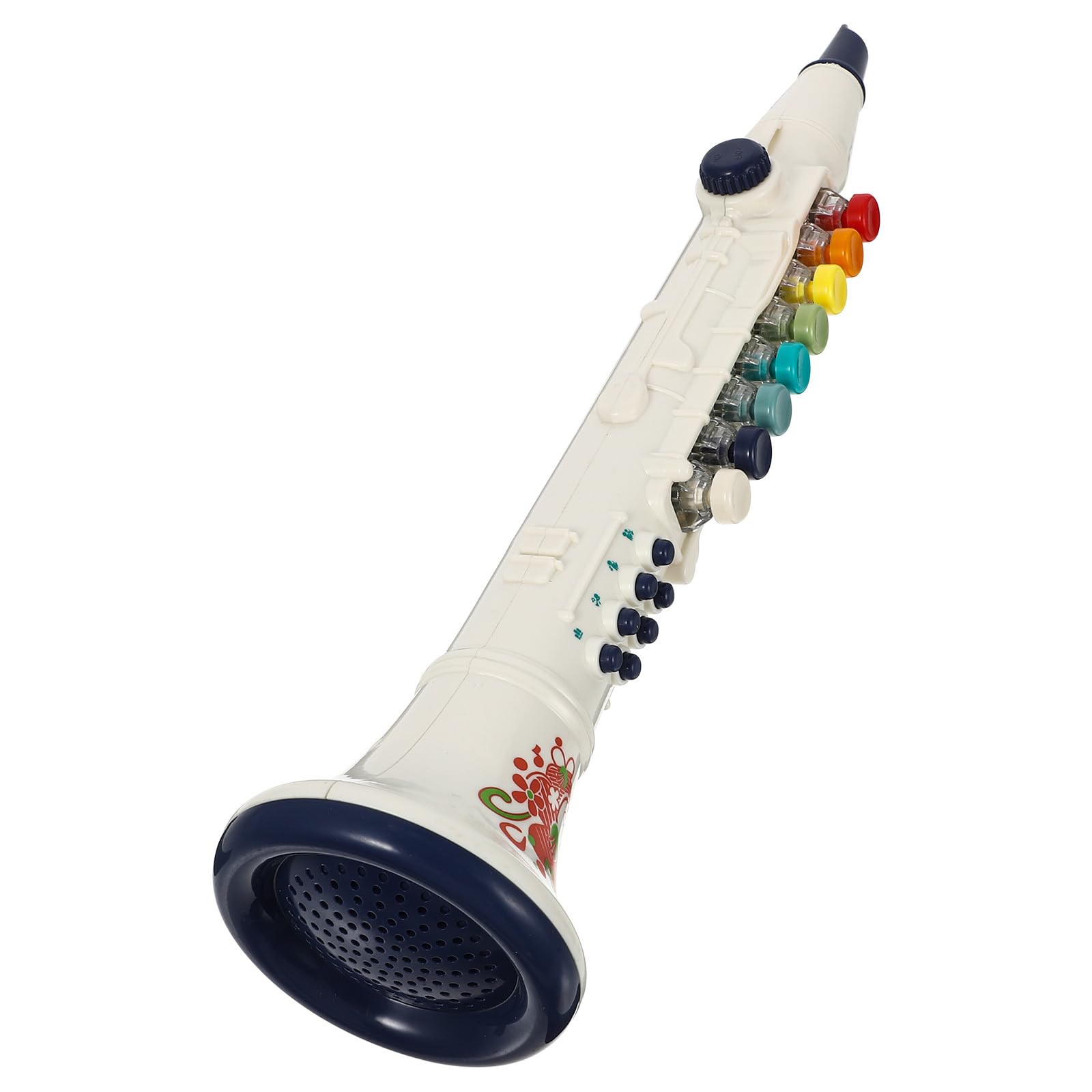 Giocattolo Clarinetto per in Plastica ABS Resistente Piccolo Strumento Musicale Educativo Suonatore a Soffio Leggero e Portatile per Apprendimento e Gioco Creativo