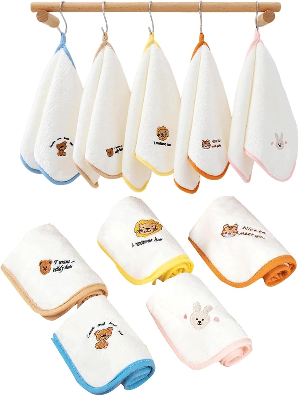 Amazon.co.jp: bardsxgfg(あき) ループ付きタオル、5 ピース