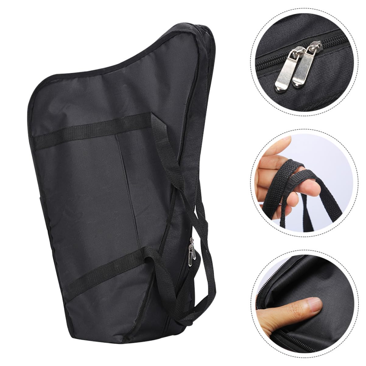 VANZACK Handheld Lyre Harp Bag Lightweight Instrument Holder for Convenient Storage Stylish Design for All Ages for Beginners and Musicians