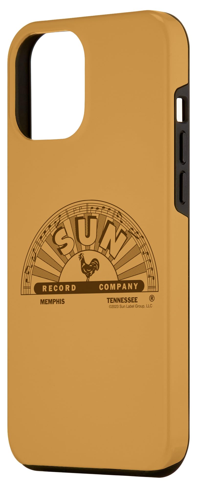iPhone 14 Pro Max Sun Records Brown Half Logo Case - Image 2