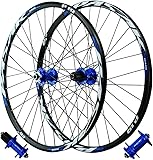 KUNYOS MTB Laufradsatz 26/27,5/29 Zoll Scheibenbremse 142Mm Steckachse HG Sealed Bearing Nabe Fahrrad Vorderrad Hinterrad Felge Für 7-11 Fach Kassette,Qr Pair,26inch