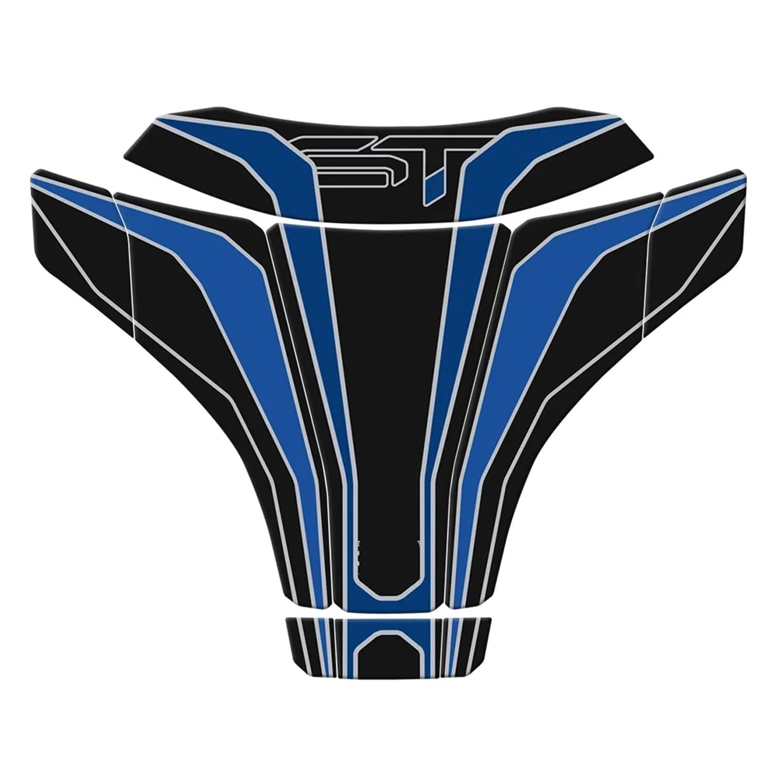 Decal Protection Motorcycle Tank Pads Gas Knee Grip Traction Sticker for Suzuki GSX-S1000GT GSX S1000GT 2022-2023(Black 1)