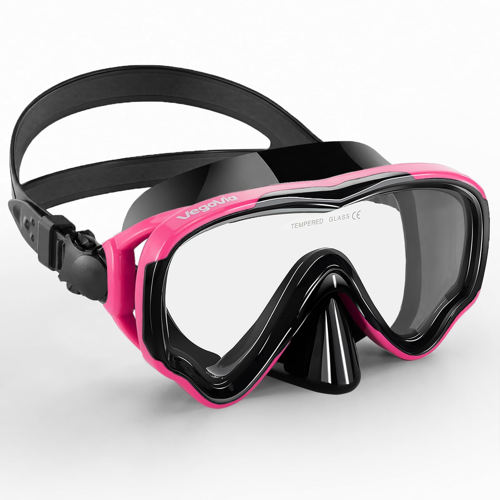 VegoVia Adult Swim Goggles with Nose Cover
