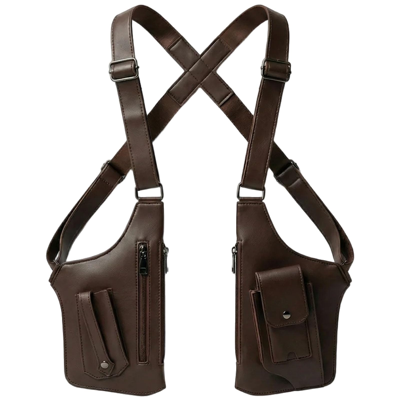 Cross-Body Sling Pack, Classic Shoulder Satchel, Pickpocket-Proof Hidden Crossbody Sling Bag, Slim Undercover