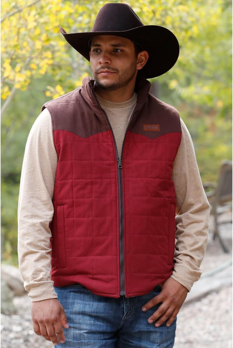 Cinch Men's Quilted Reversible Vest - Image 4