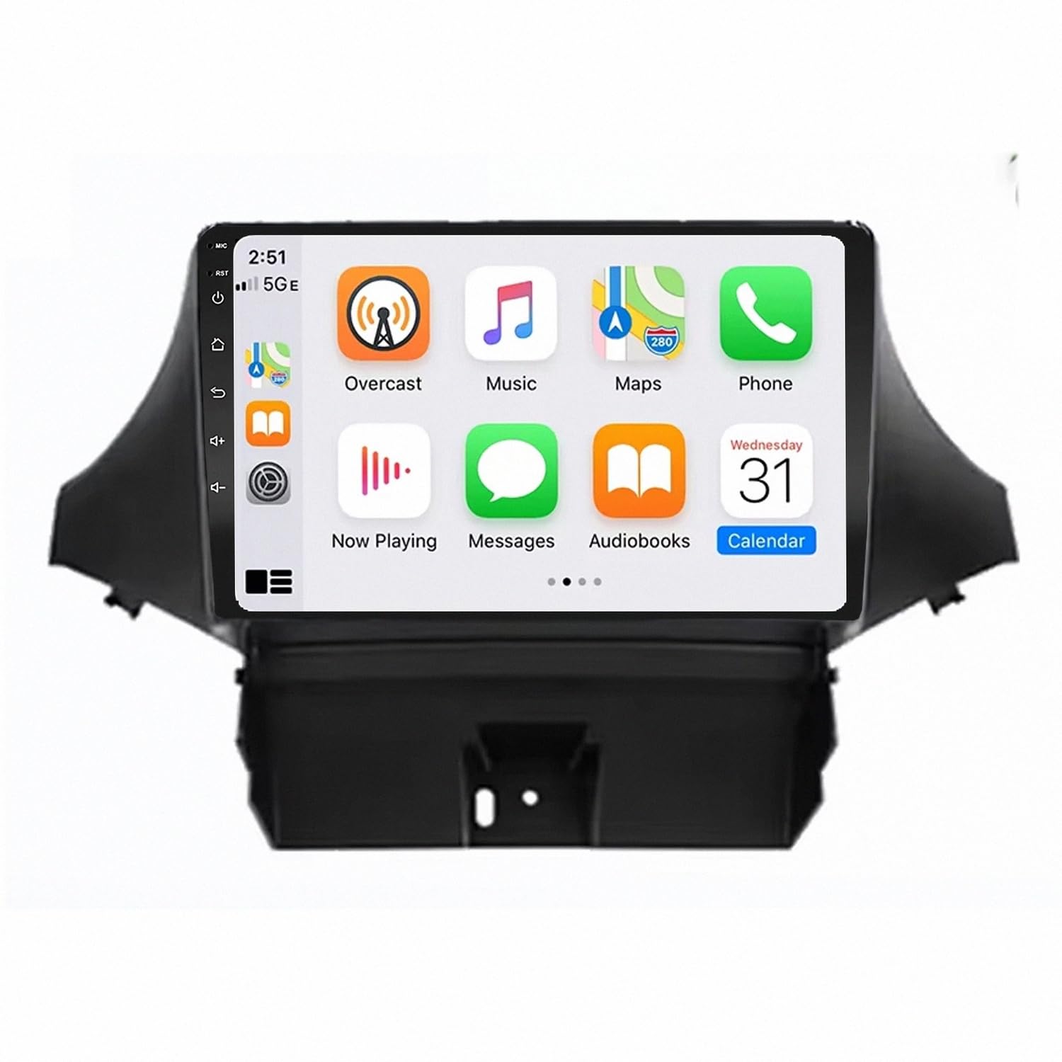Lecteur Multimédia GPS Radio pour Chevrolet Orlando 2009-2018 Poste Radio Bluetooth Main Libre, Écran Tactile, Navigation GPS, Contrôle Vocal, Aux, Mirrorlink, 4 Nuclear 2G+32G