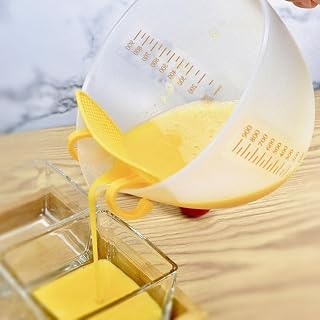 Multipurpose Measuring Cup with Filter, PP Material, 1000 ml Capacity
