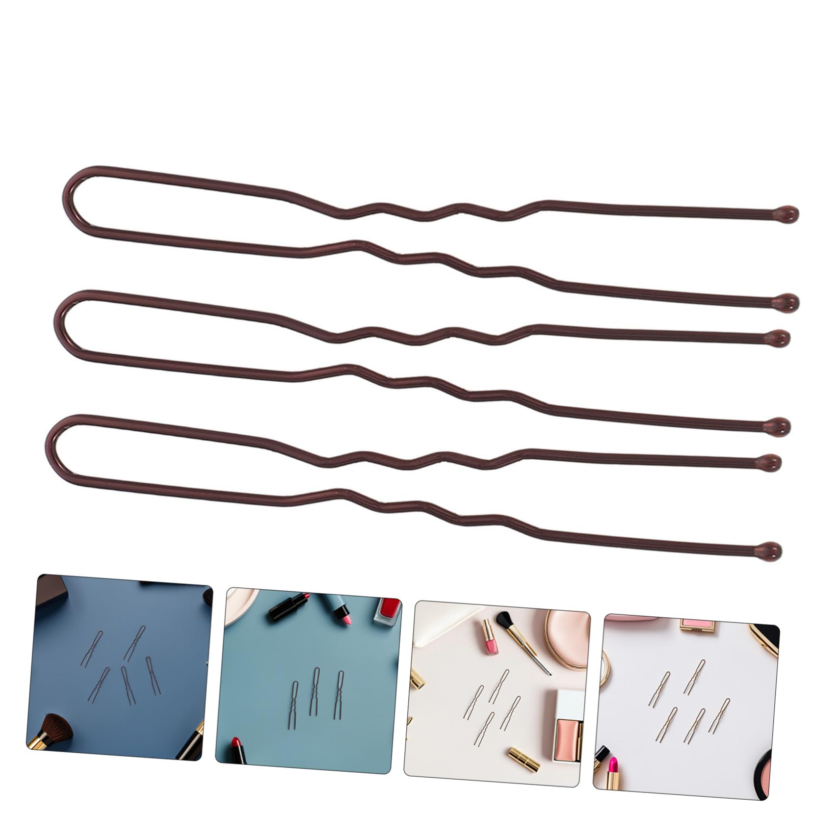 600 pezzi Forcine Capelli U in Metallo Ondulate Fermacapelli Resistenti per Chignon e Acconciature Quotidiane Clip per Capelli Eleganti con Design Antiscivolo Accessori per Donna