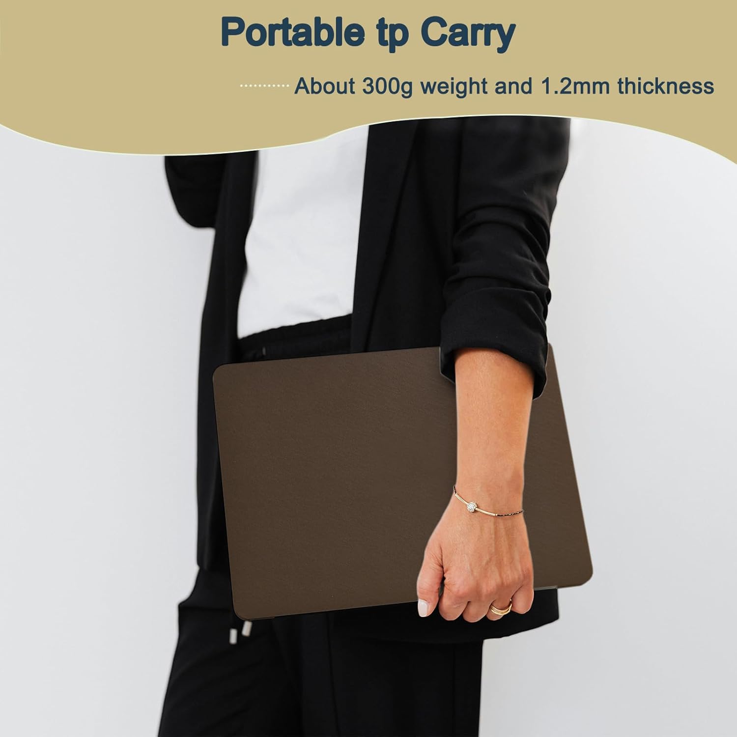 Compatible with MacBook M4 M3 M2 M1 Pro/Max 14 inch Case 2025 2024 2023 2022 2021 A2442 A2779 A2918 A2992 A3112 A3185 A3401,Elegant Leather Laptop Case & Keyboard Cover,Coffee Brown