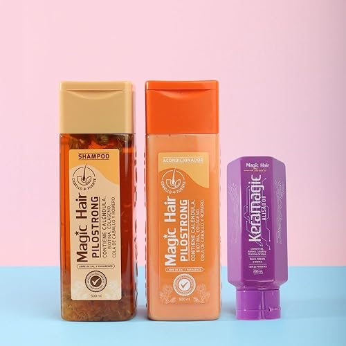 Miniatura 2 de Champú Magic Hair y acondicionador pilostrong + keratina keramagic (paquete de 3) Magic Hair Shampoo Colombia, Magic Hair Colombia