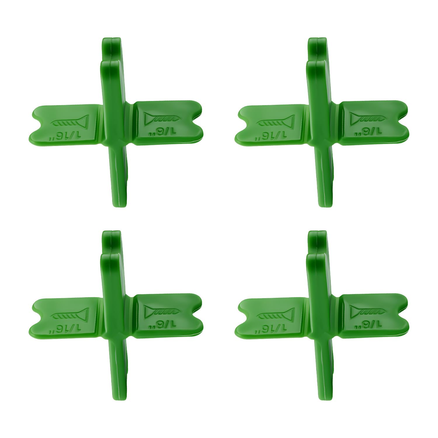 Wellrun 4PCS Decking Spacers Set,Plastic Deck Gap Spacers,Multi Size Gap Widths Deck Board Spacing Tools for Wood and Composite Deck Installation
