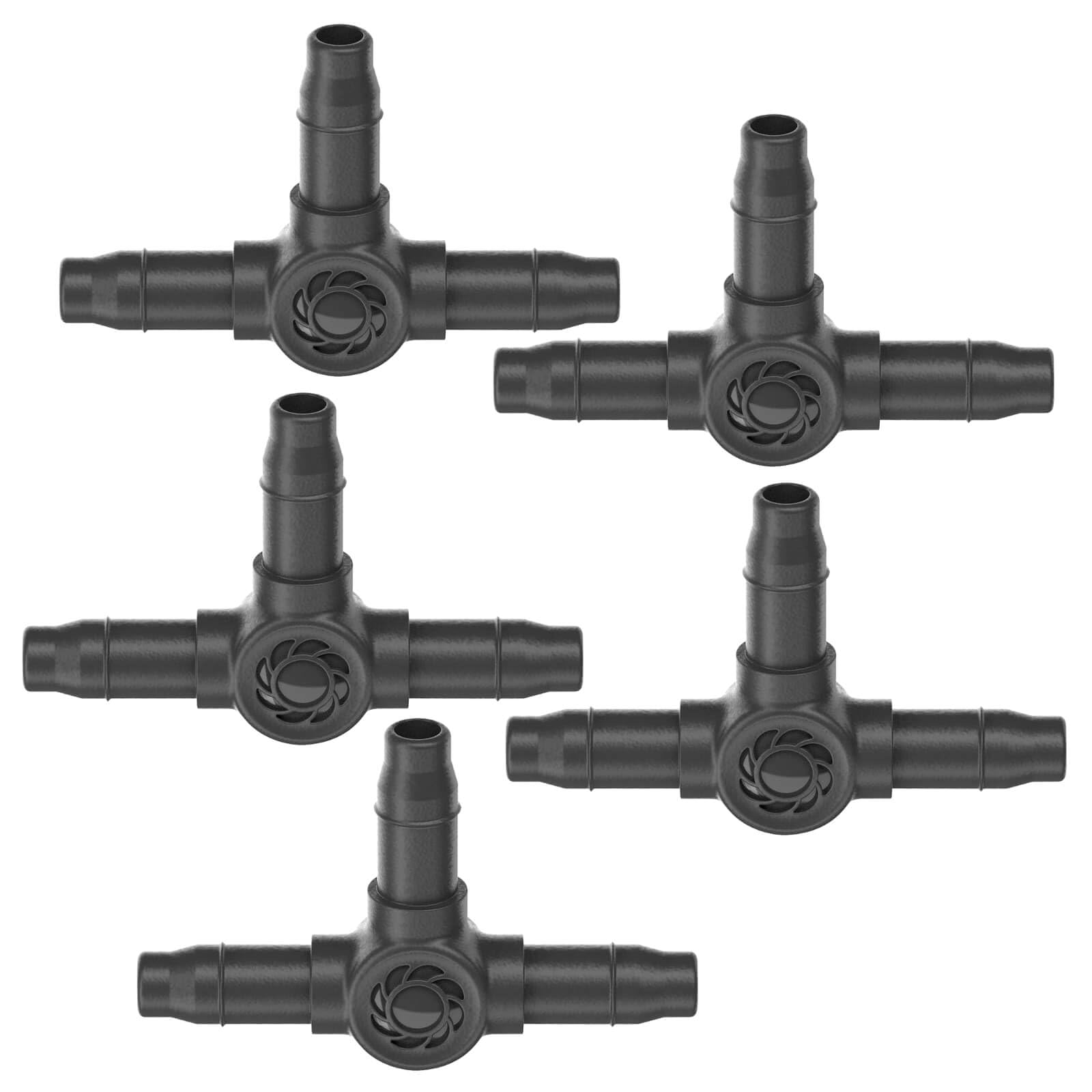 Bewässerung 5 x T-piece splitter accessories for the Gardena micro drip system 4.6 mm (3/16 inch) (5 x T-piece 4.6 mm) — image 1