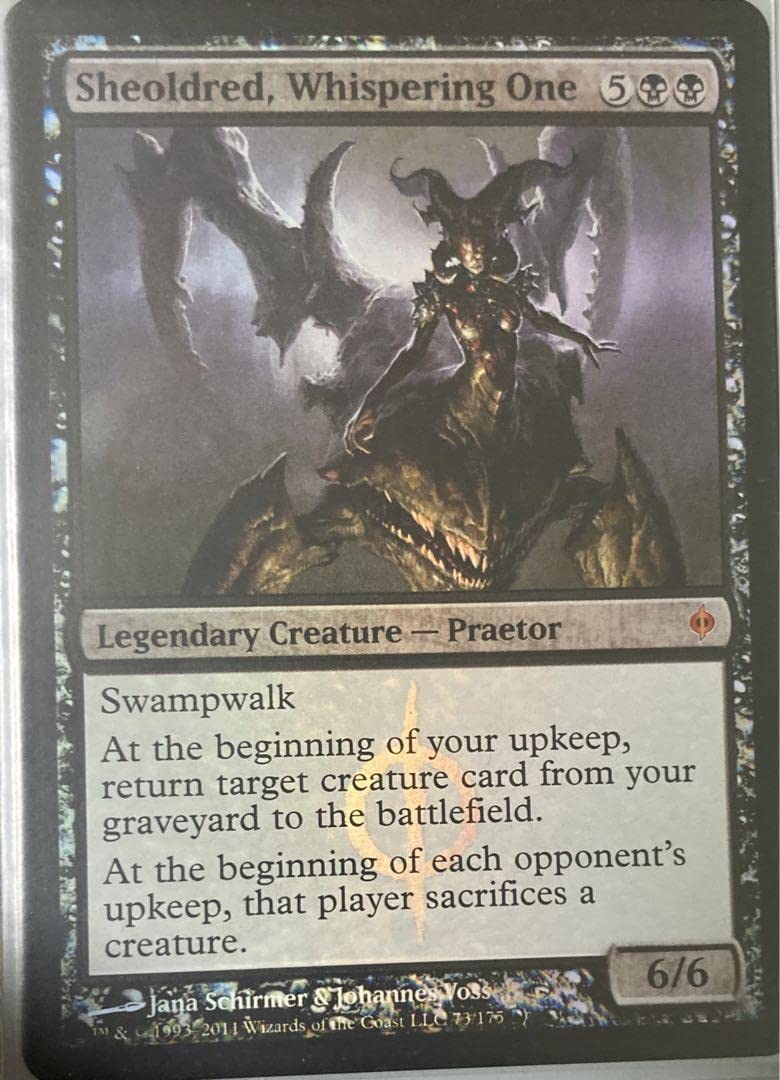 MTG　囁く者、シェオルドレッド　foil英語　新たなるファイレクシア　NPH Amazon.co.jp: MTG 囁く者、シェオルドレッド foil英語 新たなる