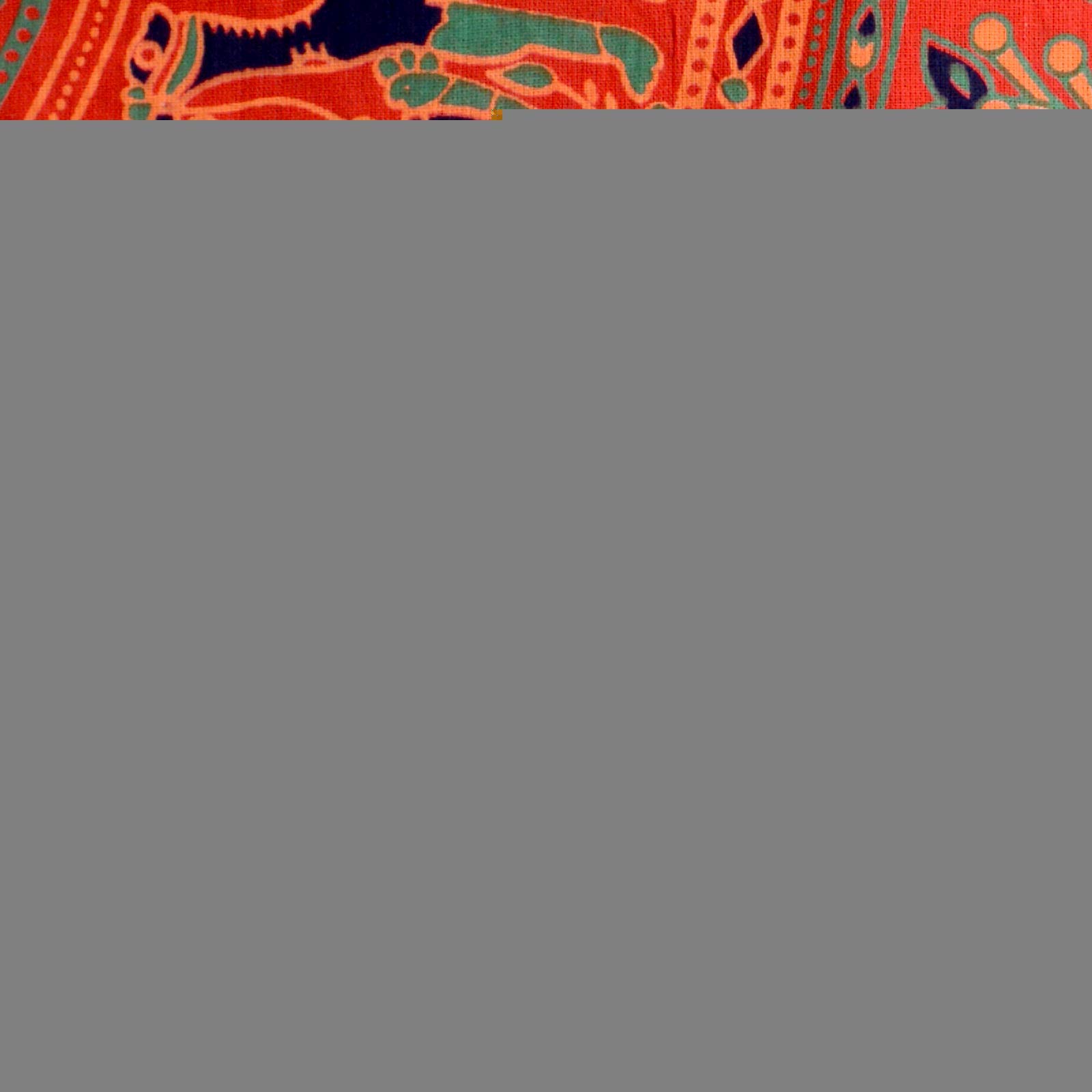 Sttoffa Cotton Rapron Belly Dance Hippie Skirt Sarong Indian Elastic Band Size XS Orange 38 Length Skirt D7 2