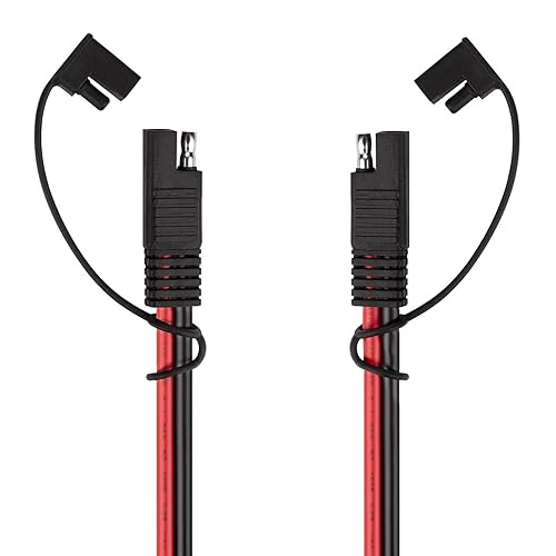 iGreely Cable de extensión SAE 10AWG SAE a SAE de desconexión rápida, conector SAE, cable de extensión de panel solar para automóvil, batería de RV,