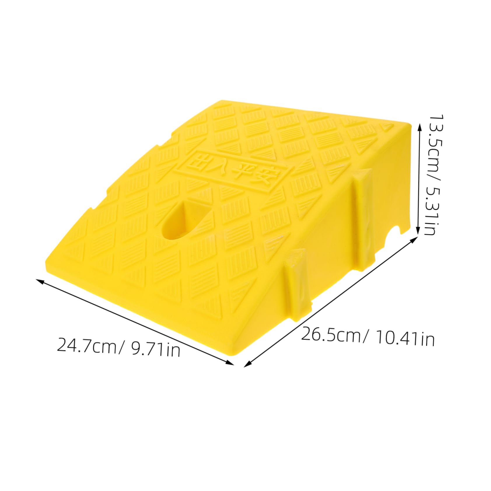 Unomor Rubber Bump Wheelchair Ramp Car Mower Scooter Driveway Ramps Guard Slope Mat