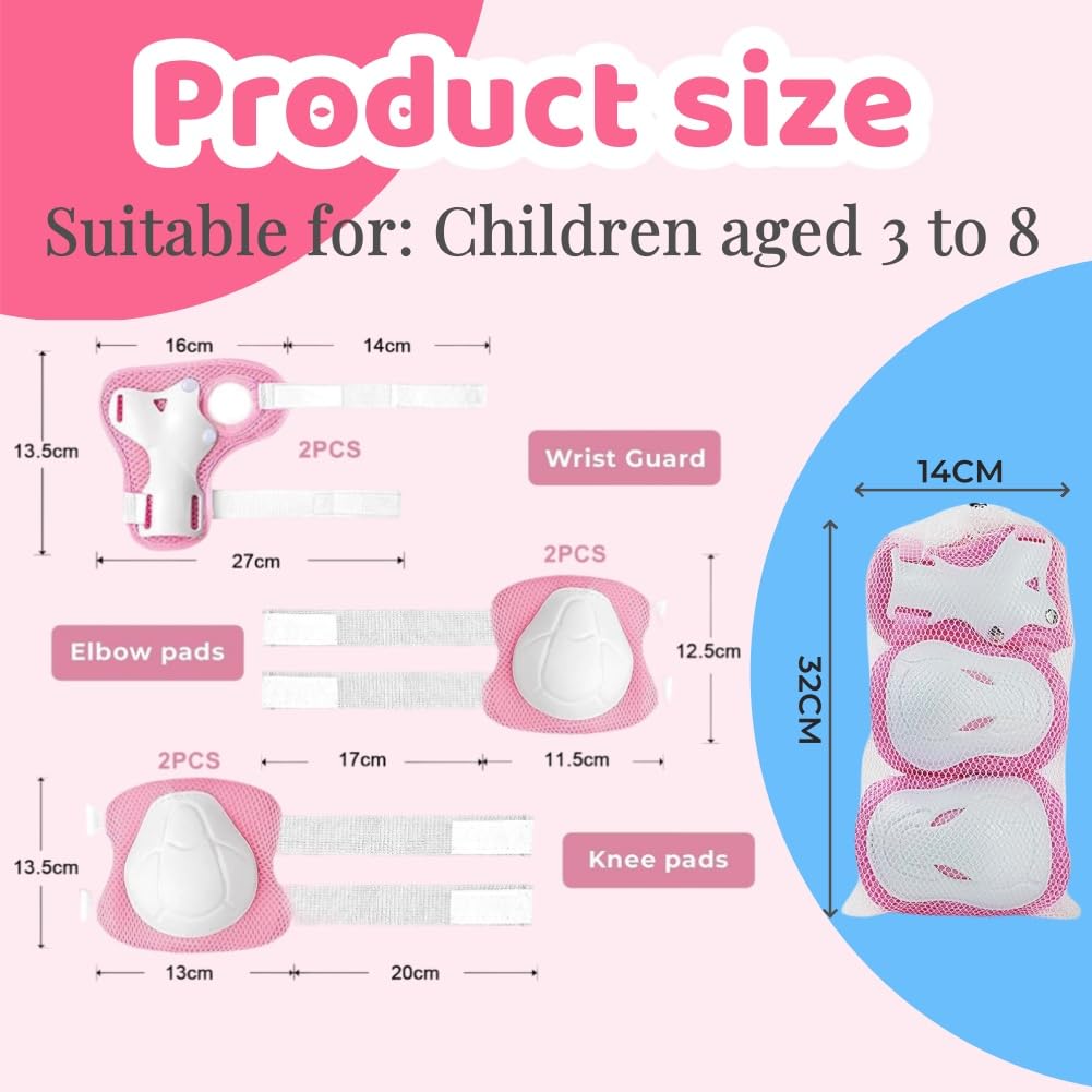 Protecciones Skate Rodilleras Patines Infantil Juego con Casco Coderas Muñequeras