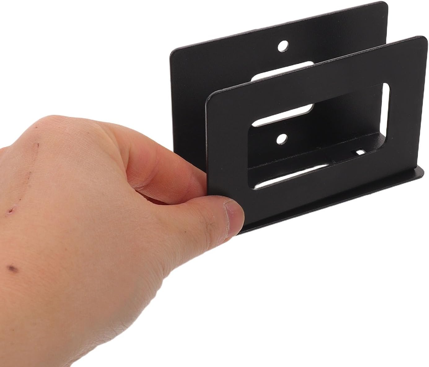 Bathroom Scale Holder: Weight Scale Holder Bracket, Space Saving Wall Organizer Fit for Gym Laundry Kitchen - No-Drill Wall Shelf (Square) image 5