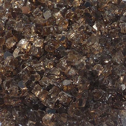 Tretco 1589-5 Copper Reflective Fire Glass Crystals - 1/2''