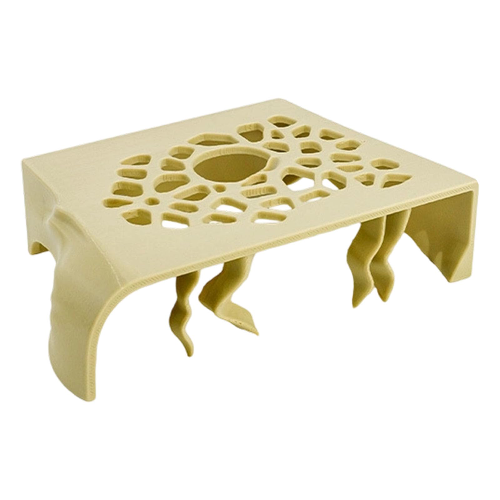 Aquarium Cave Decor for Shrimp Fish, Layered Shelter Ornament with Rounded Entryways and Resting Coverage Detail Hideouts Hideaway Fish Tanks Accessories Aquarium Shelter Ornament Shrimp Cave Rounded