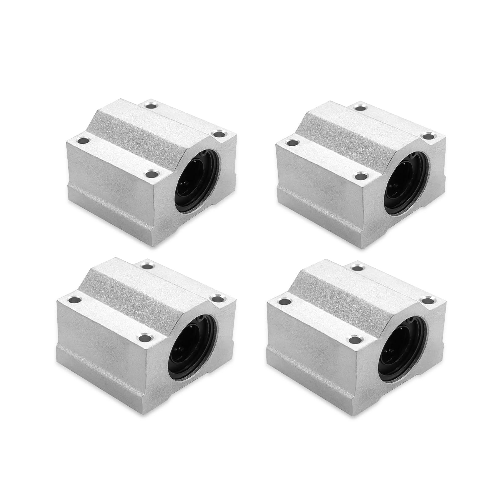 4Pcs SC16UU Linear Motion Ball Bearing Slide Block ID 16mm Aluminum Bushing Linear Rail Support Guide Shaft Bearing for Printer Parts 4 Pack — Amazon image 16
