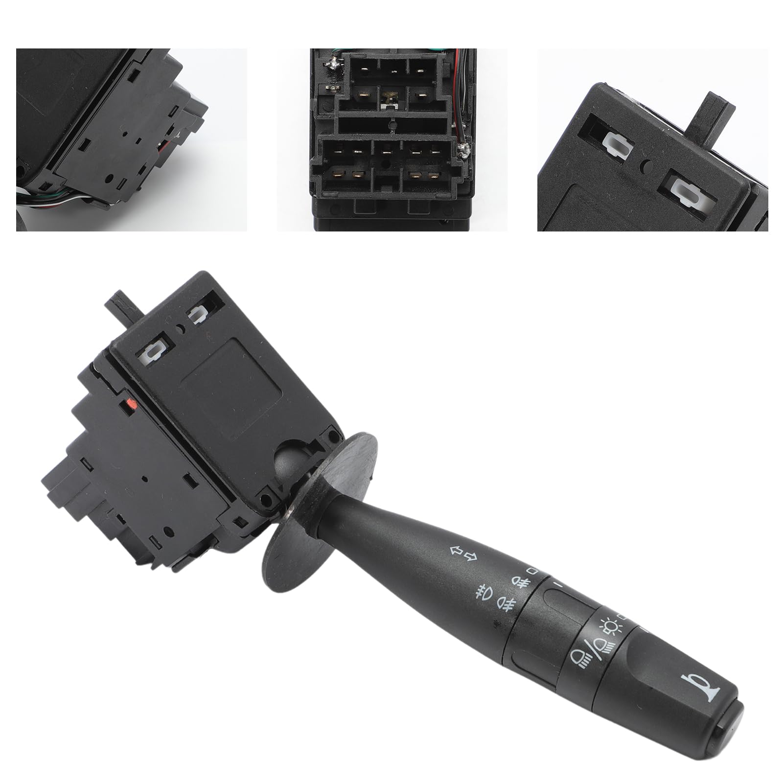 Interruttore a colonna sterzo 9623641569, Compatibile con Berlingo, Jumpy, Saxo, 106, 206, 306, Expert, Partner, Scudo, Scudo Box, Nero, Switch a leva, Manuale